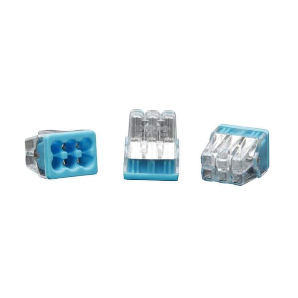 In-Sure Push-In Wire Connector, 6-Port, Jar of 200