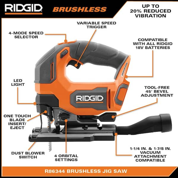 Ridgid octane best sale jigsaw review