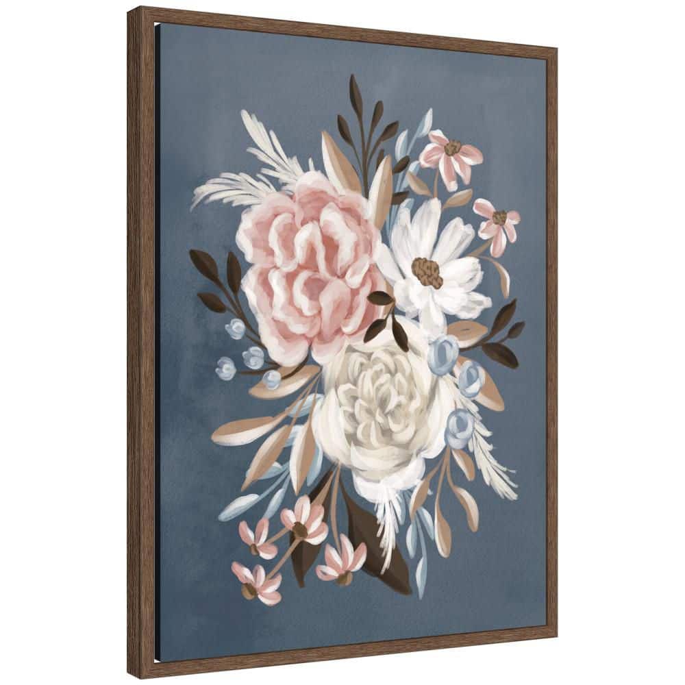 "Sylvie ""Honeybloom 2"" by Loveall Designs Co Flowers Framed Canvas Art Print 24 in. x 18 in." price history on PriceWatchPro