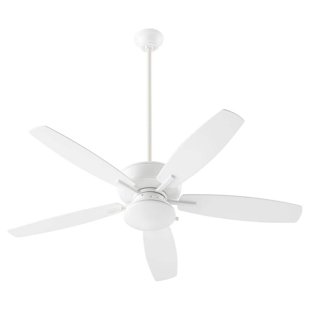 quorum Breeze 52 in. 5-Blades 1-Light 18-Watt Medium Base-Patio Plus in ...