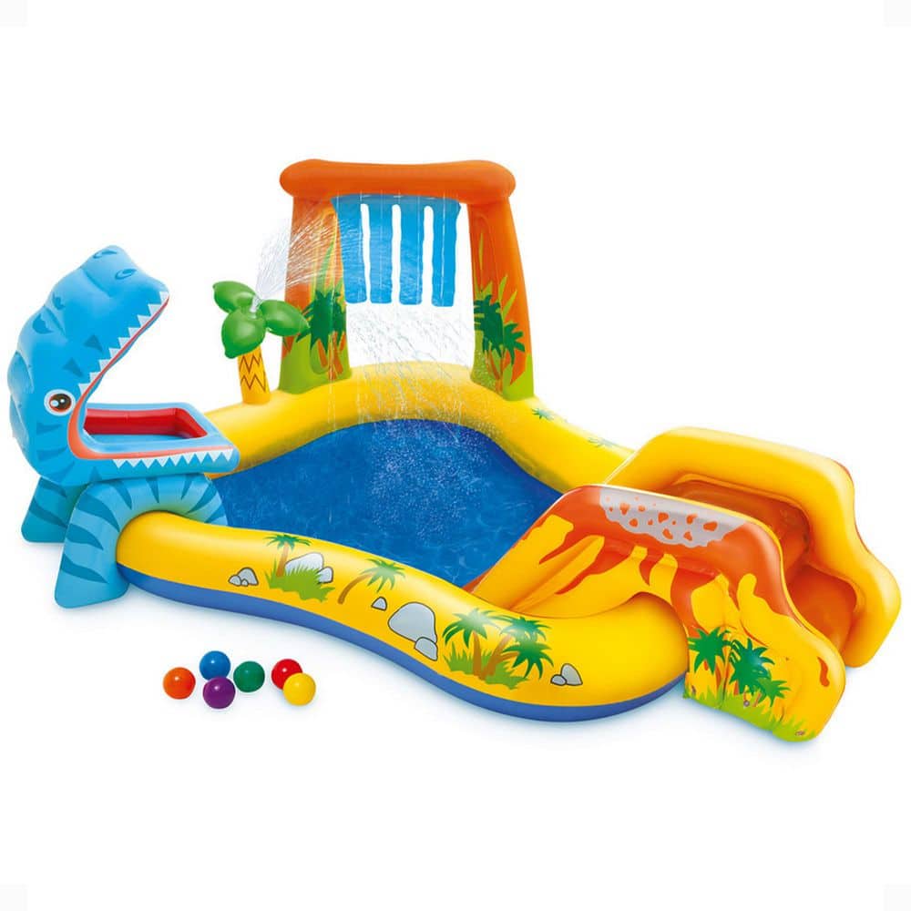 Inflatable Kids Dinosaur Play Center Outdoor Water Park Pool with Slide price history on PriceWatchPro