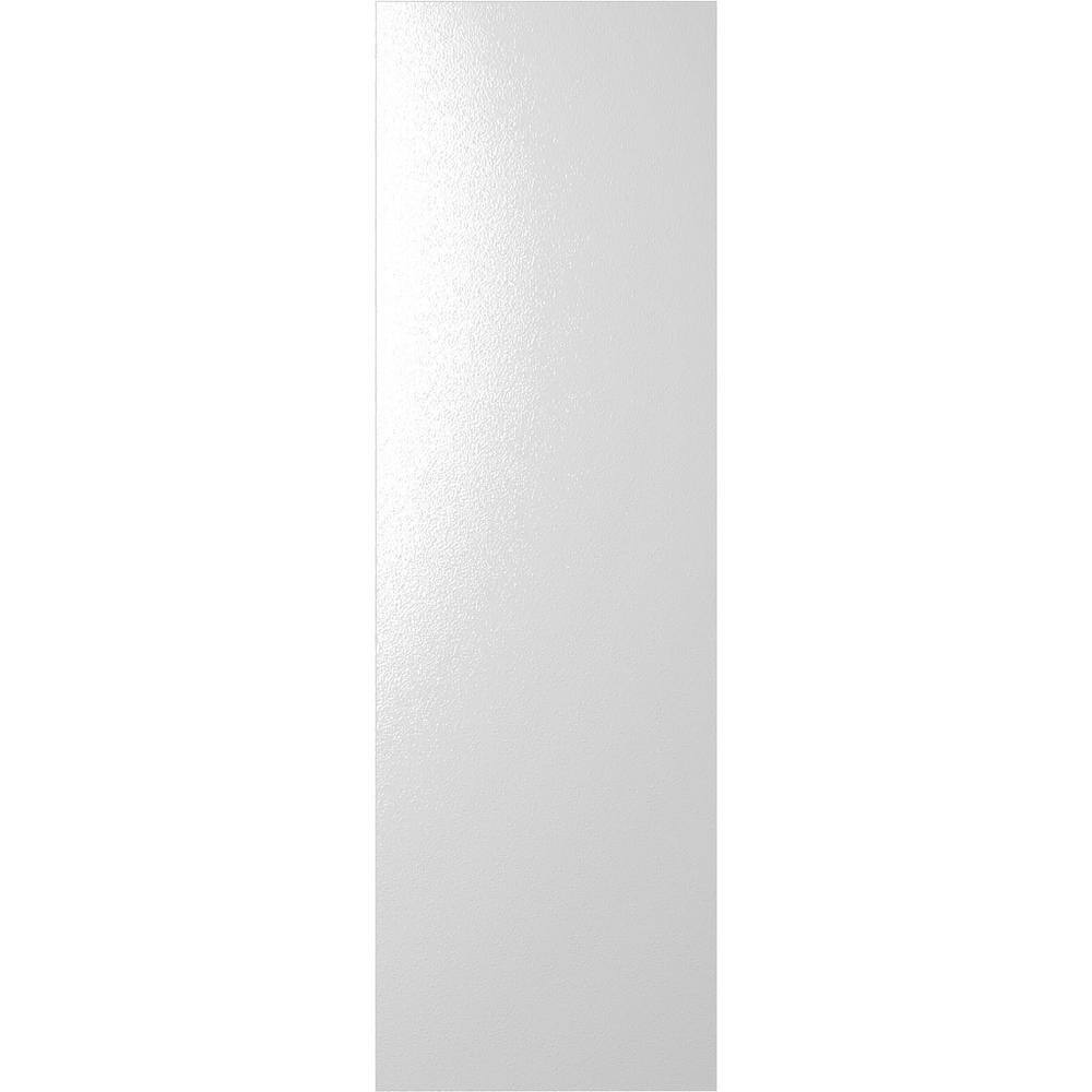 12"W x 30"H White PVC Herringbone Board and Batten Shutters