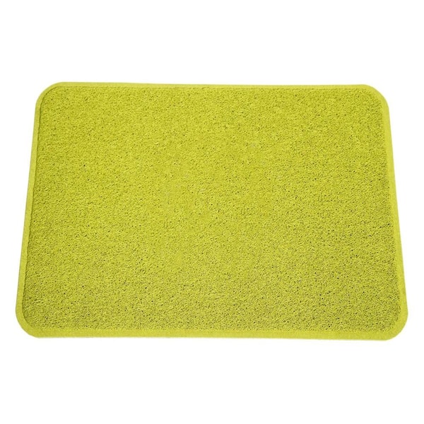 Smartcatcher Color Splash Collection Lemon Lime 24 in. x 36 in. Premium Vinyl Indoor/Outdoor Floor Mat