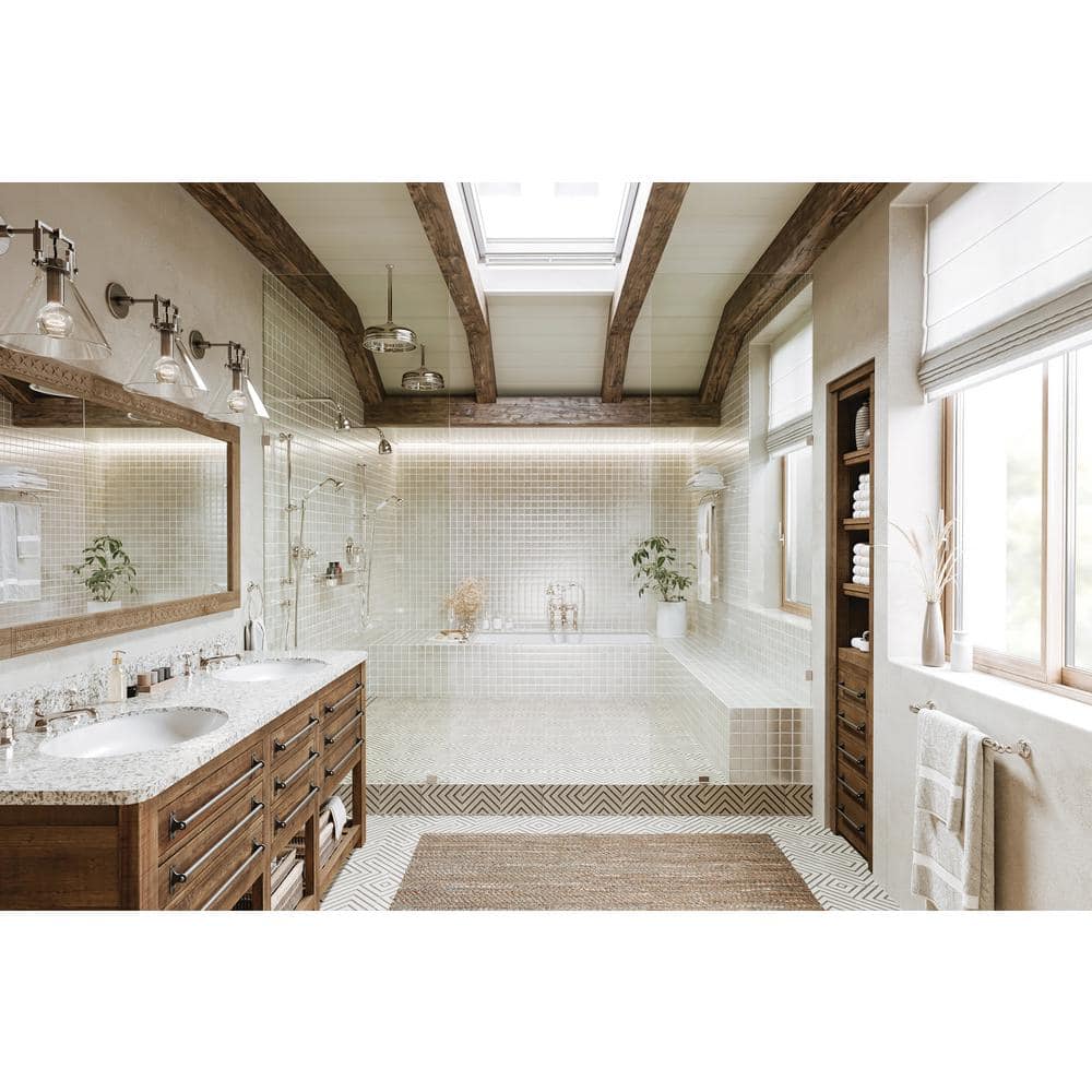 Elegant Edwardian Polished Chrome 3-Hole Widespread Bathroom Faucet