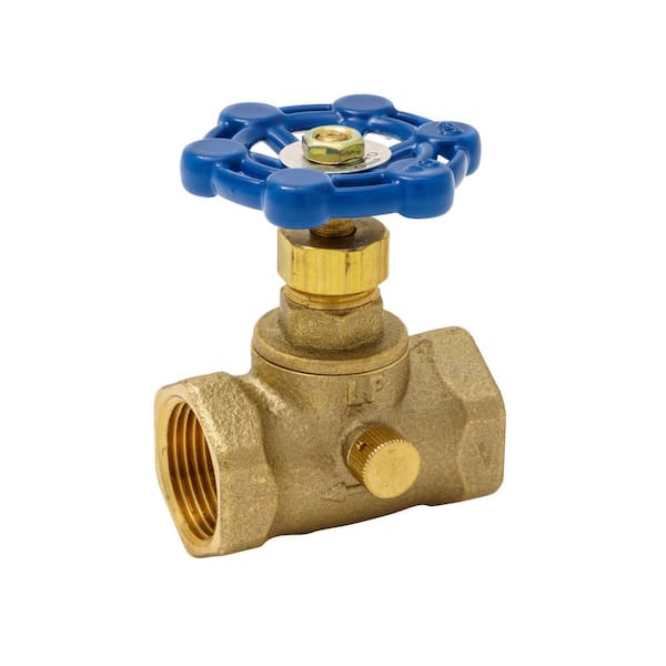 Everbilt 3/4 in. Brass FPT Stop and Waste Valve 105-104EB - The Home Depot