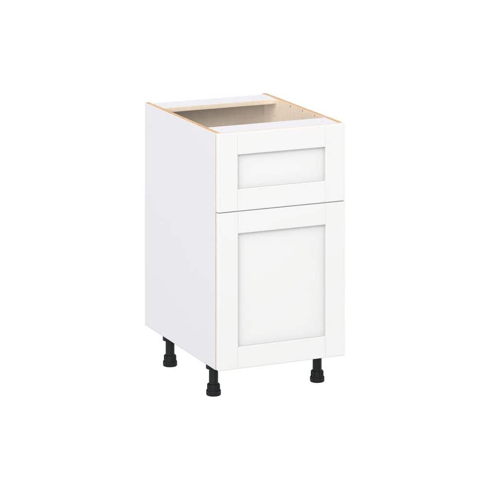 Milton 18 in. W x 24 in. D x 34.5 in. H Assembled Shaker Base Kitchen Cabinet in Bright White with 10 in. Drawer price history on PriceWatchPro