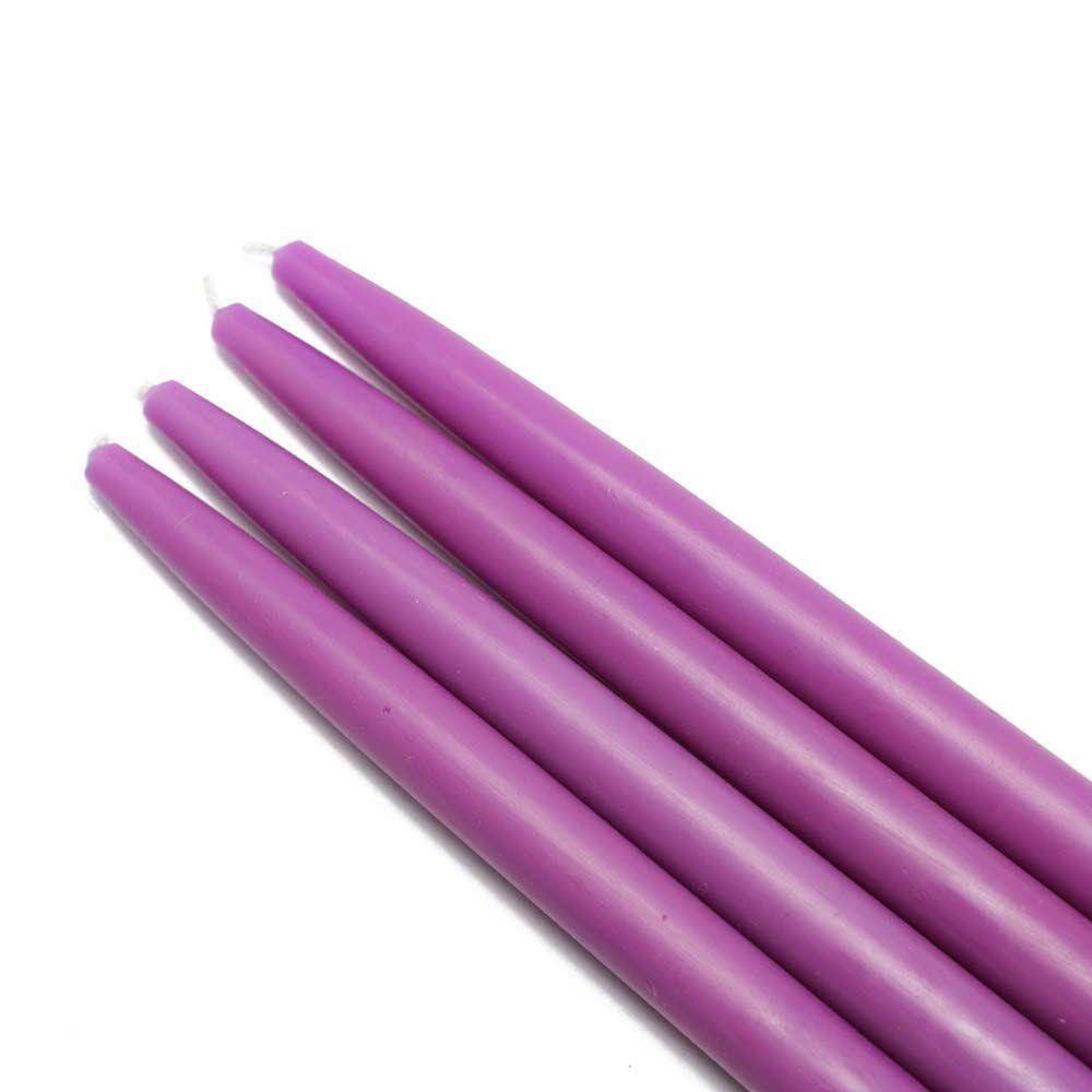 UPC 685024159776 product image for Zest Candle 10 in. Purple Taper Candles (12-Set) | upcitemdb.com