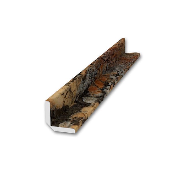 FlexStone 1.5 in. x 1.5 in. x 95 in. Inside Corner Trim in Crema Bordeaux