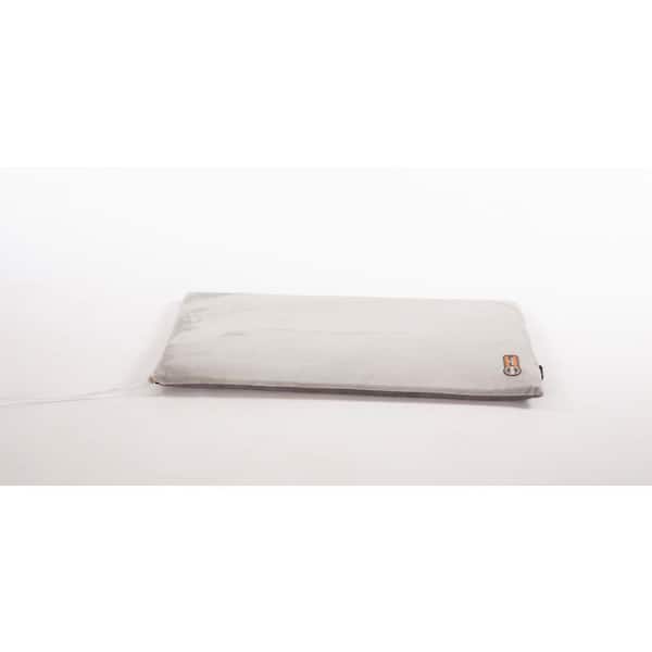 K&H PET PRODUCTS Thermo-Kitty Mat Medium Gray Microfleece/Microsuede Heated Bed