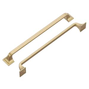 Forge Collection Pull 8-13/16 in. (224 mm) Center to Center Champagne Bronze Finish Classic Zinc Bar Pull (5-Pack)