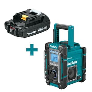 18V LXT Lithium-Ion Compact Battery Pack 2.0Ah w/bonus 18V LXT/12V max CXT Bluetooth Job Site Charger/Radio, Tool Only