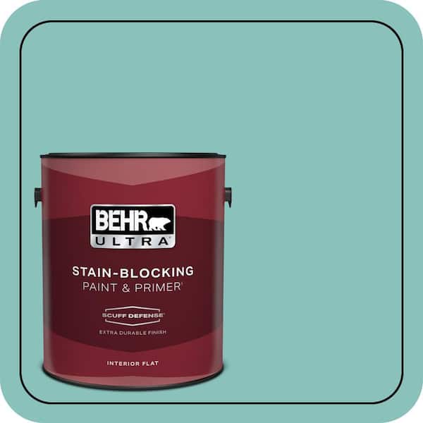 BEHR ULTRA 1 gal. #M450-4 Undine Extra Durable Flat Interior Paint & Primer