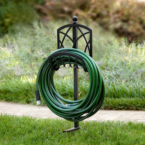 LIBERTY GARDEN 125 Matte Black Steel Decorative Americana Hose