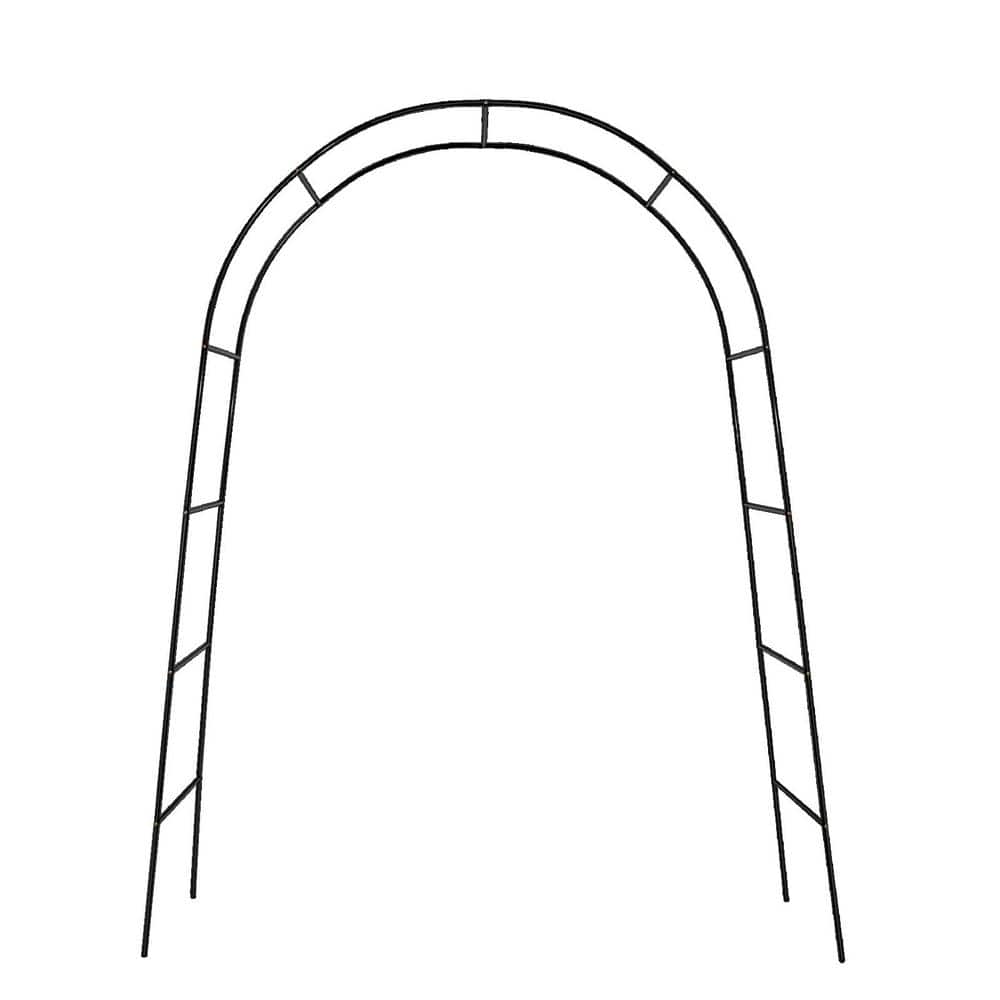 Metal 7.9 ft. H x 4.6 ft. W Garden Arbors Trellis for Climbing Plants Outdo
