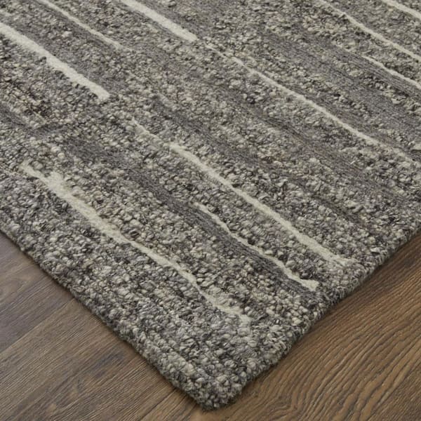 2 ft. x 3 ft. Gray, Ivory, Taupe Abstract Area Rug