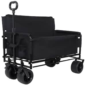 Tenleaf 6.4 cu. ft. 3-in-1 Convertible Steel Garden Cart