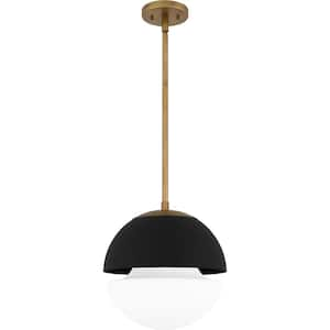 Marley 1-Light Weathered Brass Pendant Light