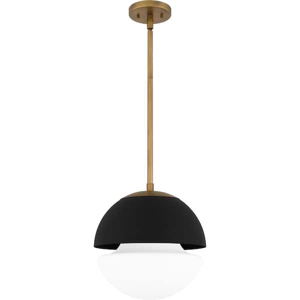 Quoizel Marley 1-Light Weathered Brass Pendant Light