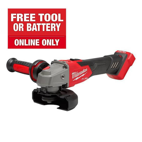 M18 FUEL 18V Lithium-Ion Brushless Cordless 4-1/2 in./5 in. Grinder with Variable Speed & Slide Switch (Tool-Only)