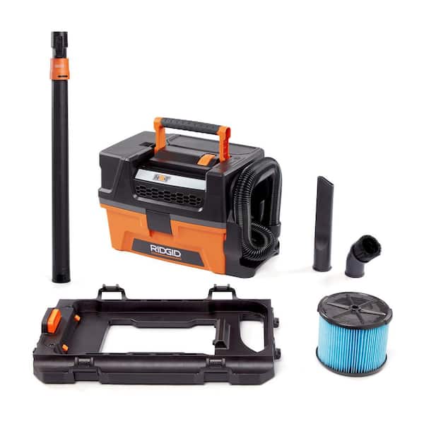 3 Gal. 5.0 Peak HP NXT Shop Vacuum HD0300 Wet Dry Vac with Filter, Hose, Telescoping Wand and Pro Gear Attachment