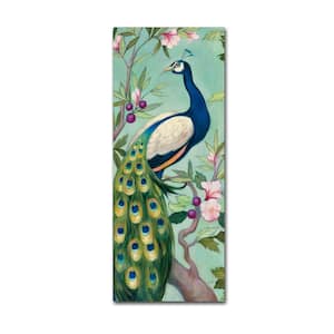 47 in. x 20 in. "Pretty Peacock II" by Julia Purinton Printed Canvas Wall Art