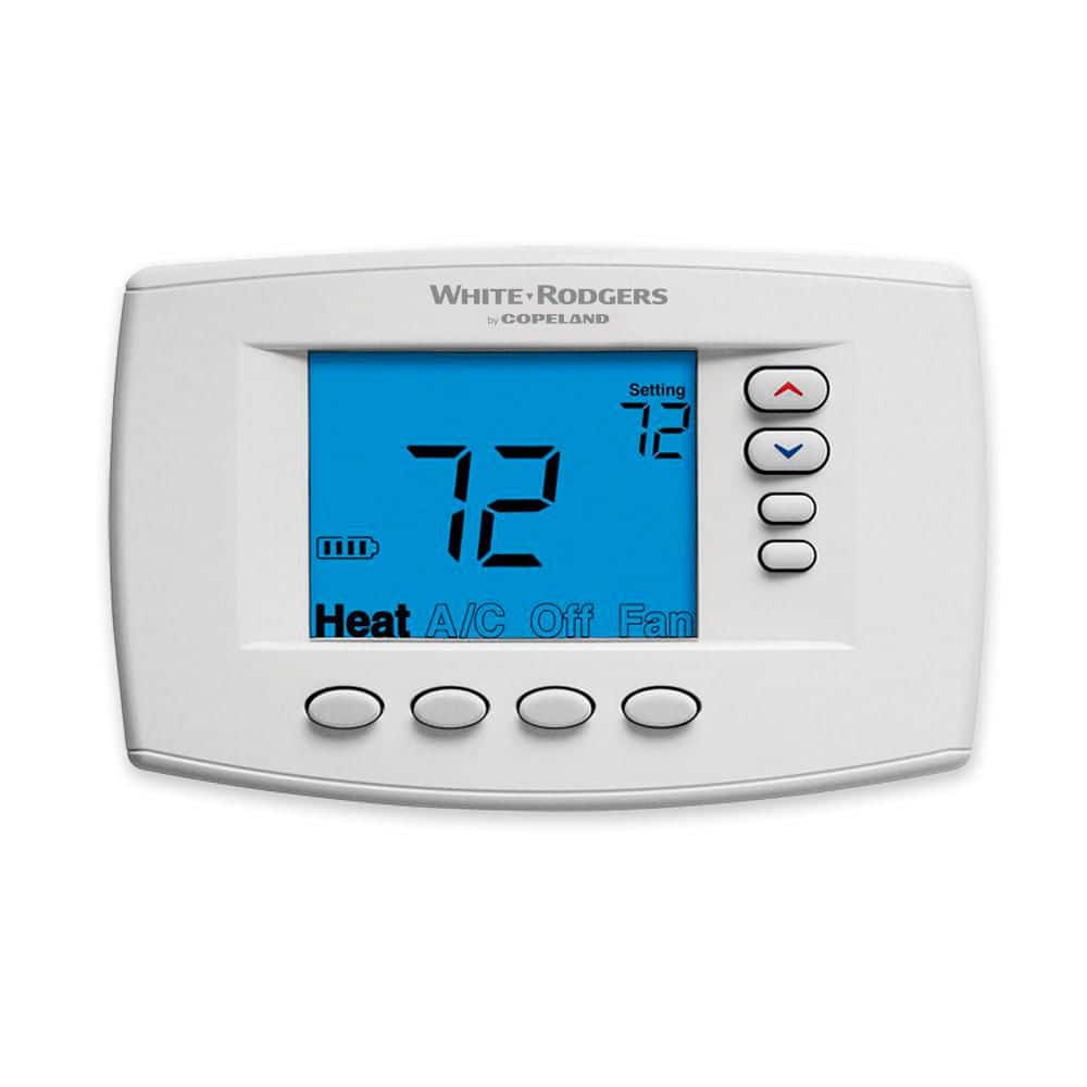 White-Rodgers 90 Series Blue, 7 Day Programmable, Univeral (4H/2C) Easy Reader Thermostat price history on PriceWatchPro