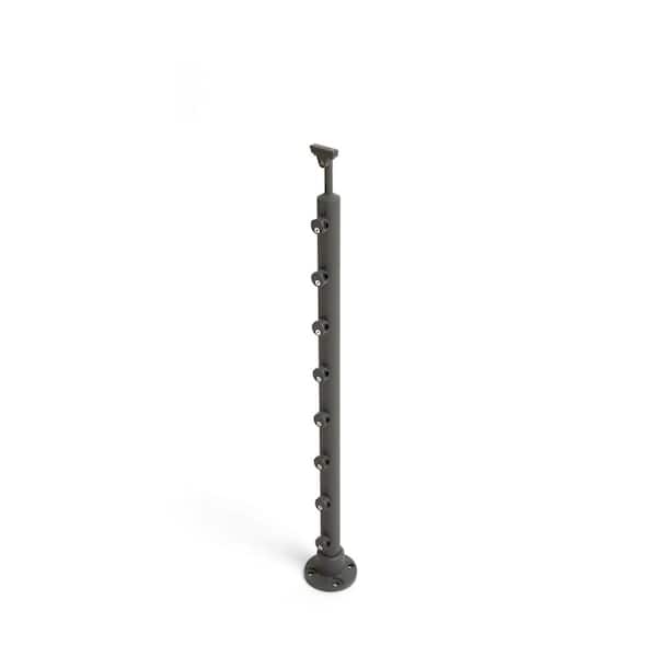 Dolle Prova PA1b 36 in. x 1-1/2 in. Anthracite Top Mount Post