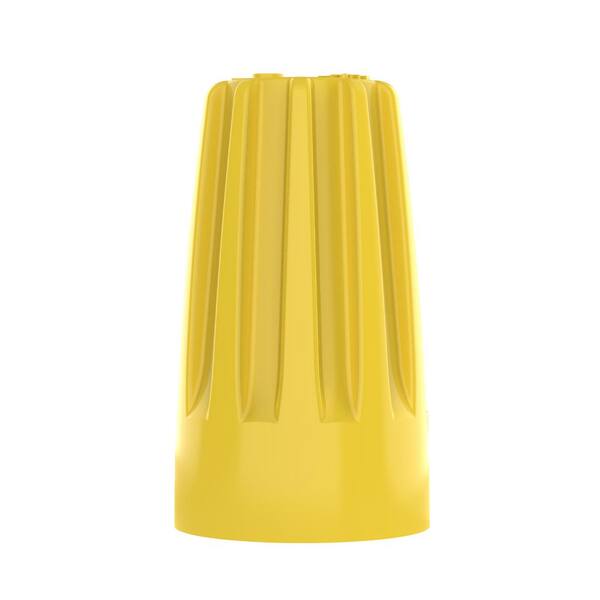 100x Insulated Ring Terminals – Yellow, 12-10 AWG, 1/2" Hole – ACDC Wire And Supply
