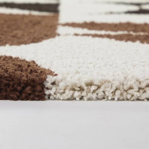 Bellanca Cream 7 ft. 10 in. x 10 ft. Geometric Area Rug