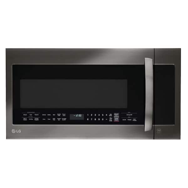 LG 2.0 cu. ft. Over the Range Microwave Oven in Black Stainless Steel with Sensor Cooking Technology