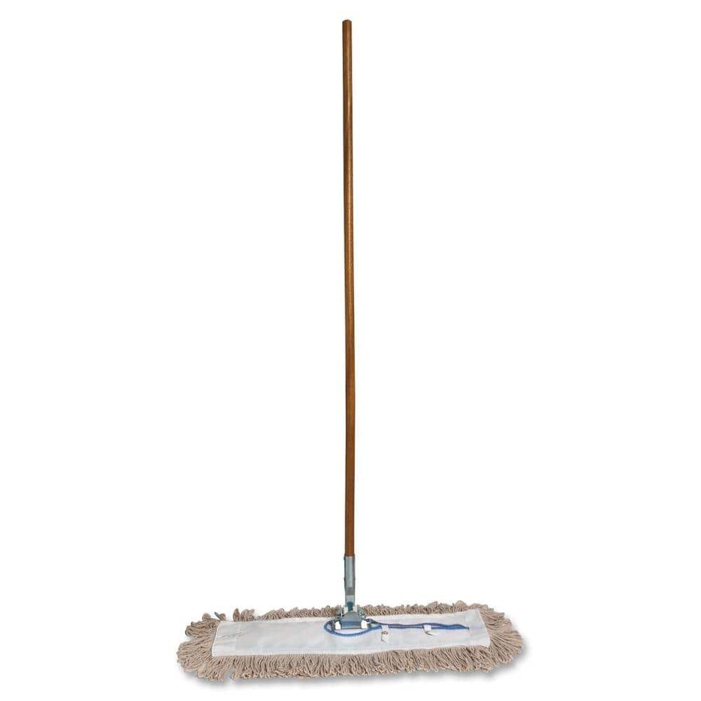 24 in. Head Cotton Dust Flat Mop with Handle price history on PriceWatchPro