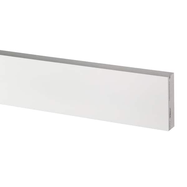 AZEK Traditional 4/4 in. x 4 in. x 16 ft. PVC Smooth Trim Moulding Board (Actual Size: 3/4-in x 3 1/2-in x 16-ft)