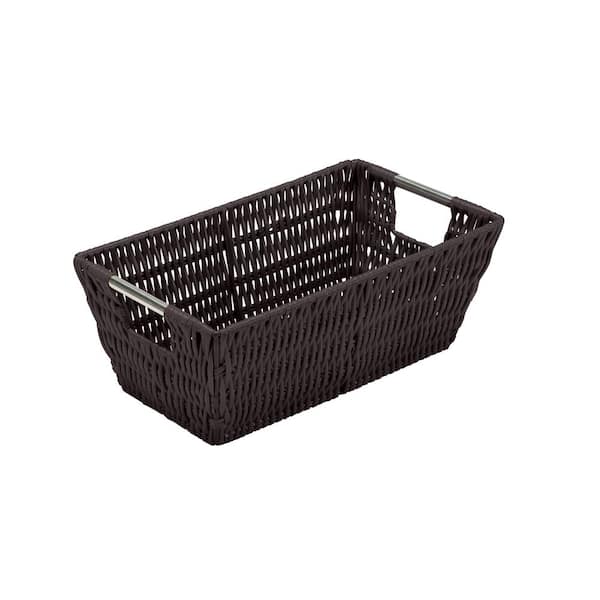 XXL BASIC HOUSE 10 x Bamboo Natural Color Wicker Bread Basket Storage Hamper Display Tray 