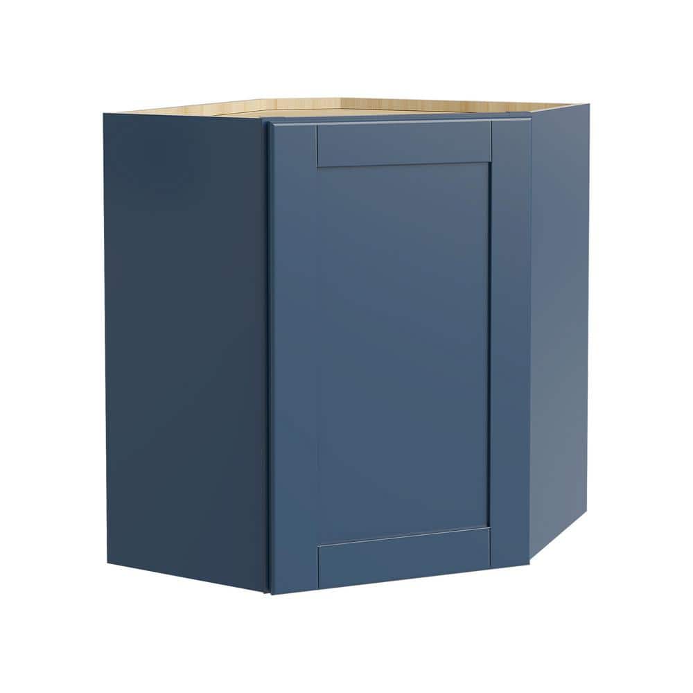 Washington Vessel Blue Plywood Shaker Assembled Diagonal Corner Kitchen Cabinet Soft Close L 20 in W x 12 in D x 36 in H price history on PriceWatchPro