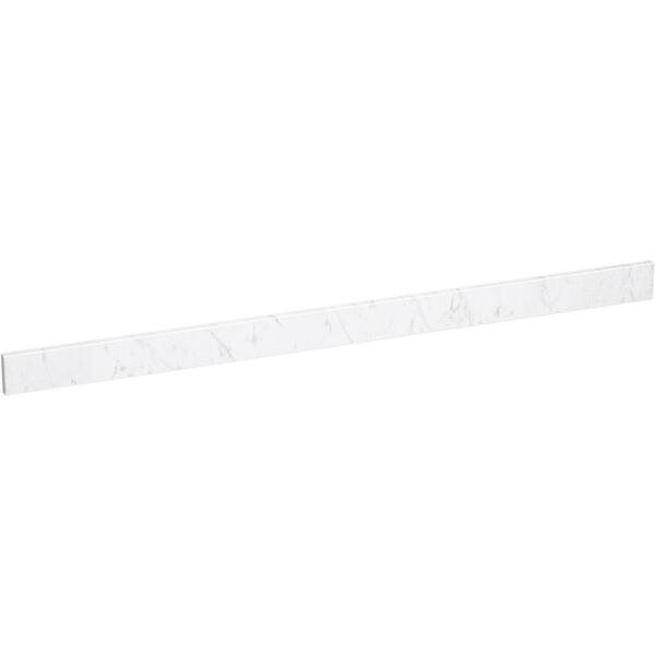 KOHLER Silestone 61 in. W Quartz Vanity Backsplash in Eternal Statuario