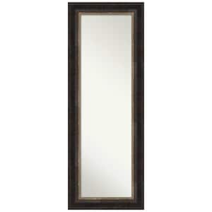 Non-Beveled Varied Black 19.75 in. W x 53.75 in. H On the Door Mirror Full Length Mirror