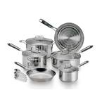 T-fal Performa Pro 12-Piece Stainless Steel Nonstick Cookware Set E760SC64  - The Home Depot