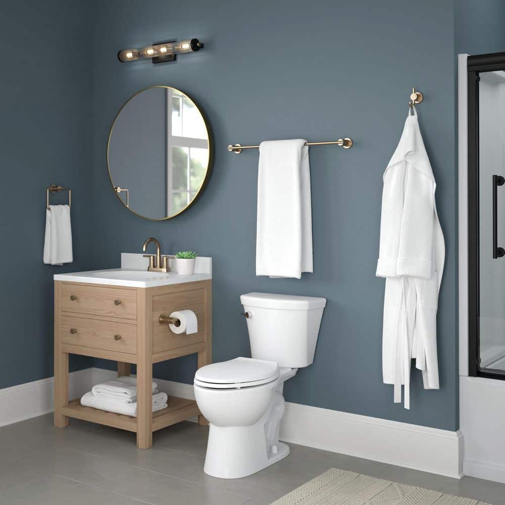 Nicoli J-Hook Robe/Towel Hook in Champaign Bronze