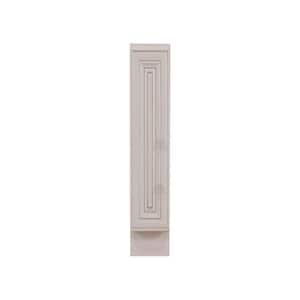Princeton Assembled 6x34.5x24 in. Base Spice Drawer Cabinet in Creamy White