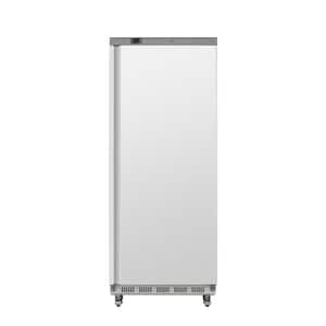 28 in. 18 cu. ft. Auto/Cycle Defrost One Solid Door Commercial Convertible Upright Freezer/Refrigerator in White