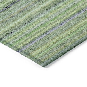 Chantille ACN598 Green 5 ft. x 7 ft. 6 in. Machine Washable Indoor/Outdoor Geometric Area Rug