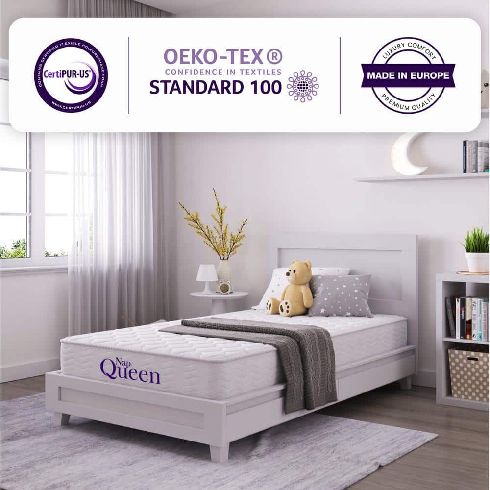 NapQueen 8" Full Size White Innerspring Mattress