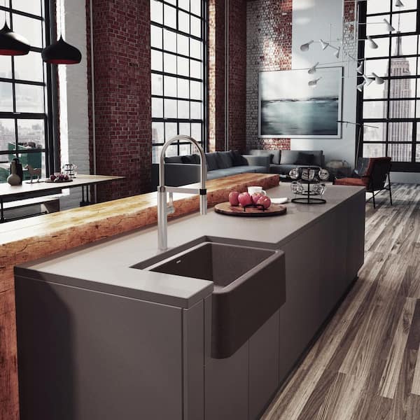 Blanco IKON Silgranit 30 in. Farmhouse Apron-Front Single Bowl