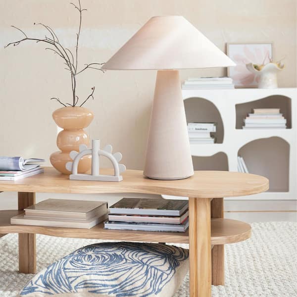 22 in. Natural Lumina Table Lamp with Linen Shade