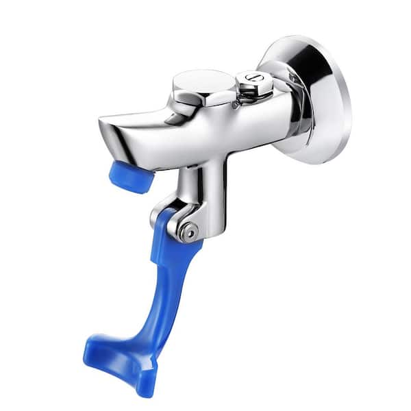 Commercial Wall Mounted Single Handle Pot Filler Faucet in Chrome