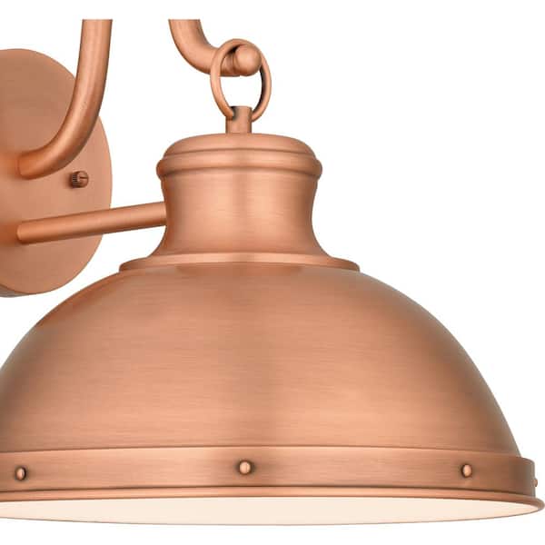 Quoizel Jameson 4-Light Aged Copper Outdoor Wall Lantern Sconce