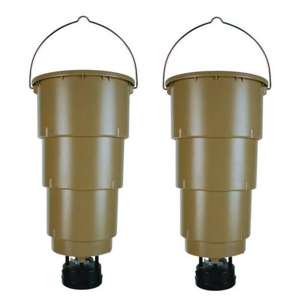 Moultrie 5 Gal. AllIn1 Hanging Deer Feeders with Adjustable Timer 2 x