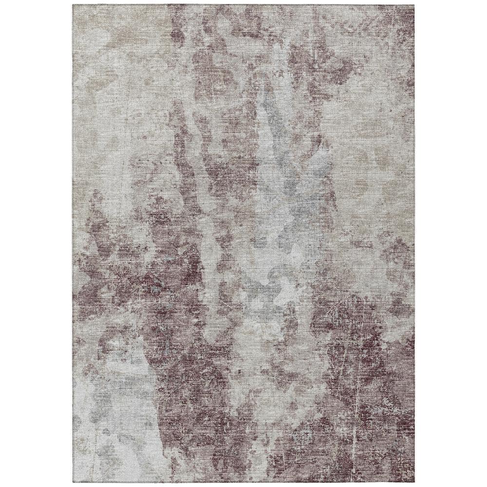 Accord Multi 8 ft. x 10 ft. Abstract Indoor/Outdoor Washable Area Rug