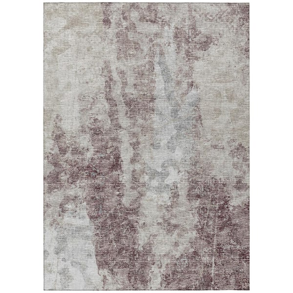 Accord Multi 8 ft. x 10 ft. Abstract Indoor/Outdoor Washable Area Rug