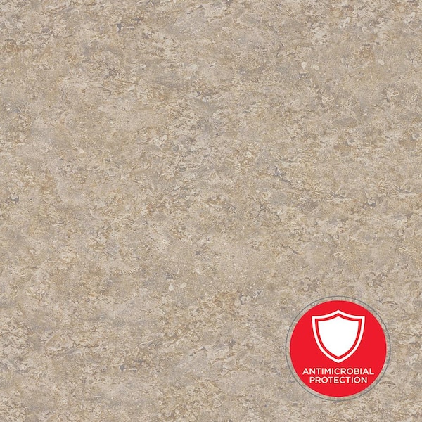Wilsonart 5 ft. x 8 ft. Laminate Sheet in Silver Travertine with HD Glaze Finish